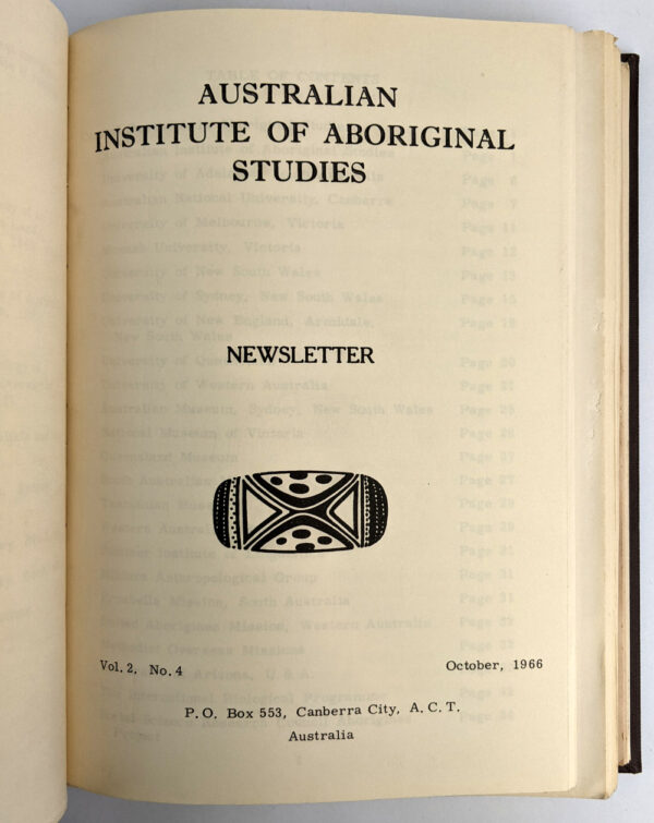 Australian Institute of Aboriginal Studies Newsletter Vols. 1-3, 1963-1973 - Image 2