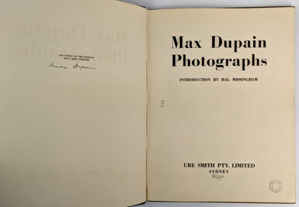 Max Dupain Photographs - Image 2