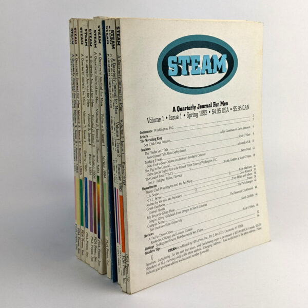 Steam: A Quarterly Journal for Men (3 Volumes, 12 Issues)