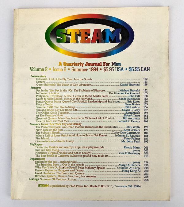 Steam: A Quarterly Journal for Men (3 Volumes, 12 Issues) - Image 8