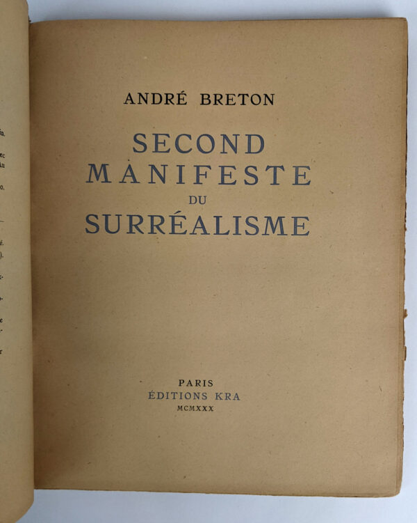 Second Manifeste du Surrealisme - Image 2
