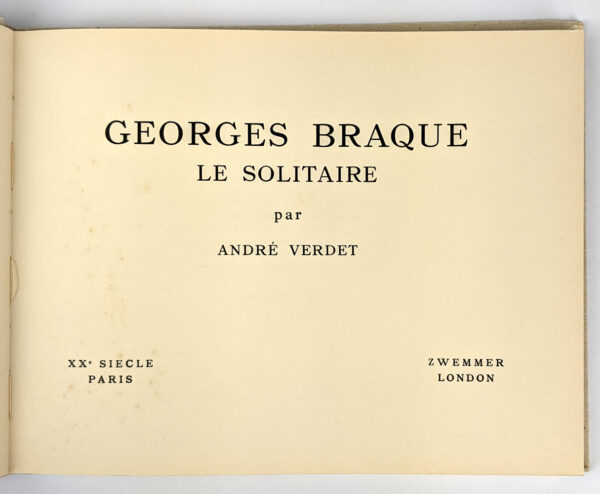 Georges Braque: Le Solitaire - Image 2