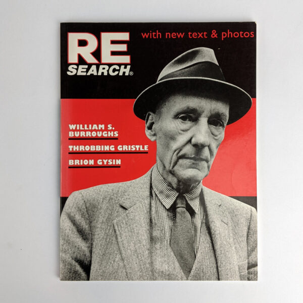 RE/SEARCH #4/5: William S. Burroughs; Throbbing Gristle; Brion Gysin