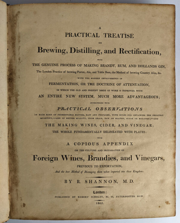 A Practical Treatise on Brewing, Distilling, and Rectification, - Image 3