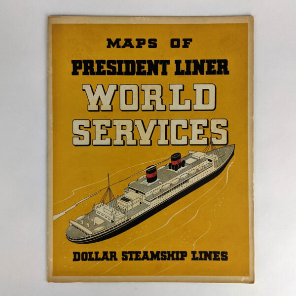 Maps of President Liner World Services, Dollar Steamship Lines