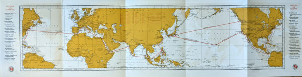 Maps of President Liner World Services, Dollar Steamship Lines - Image 2