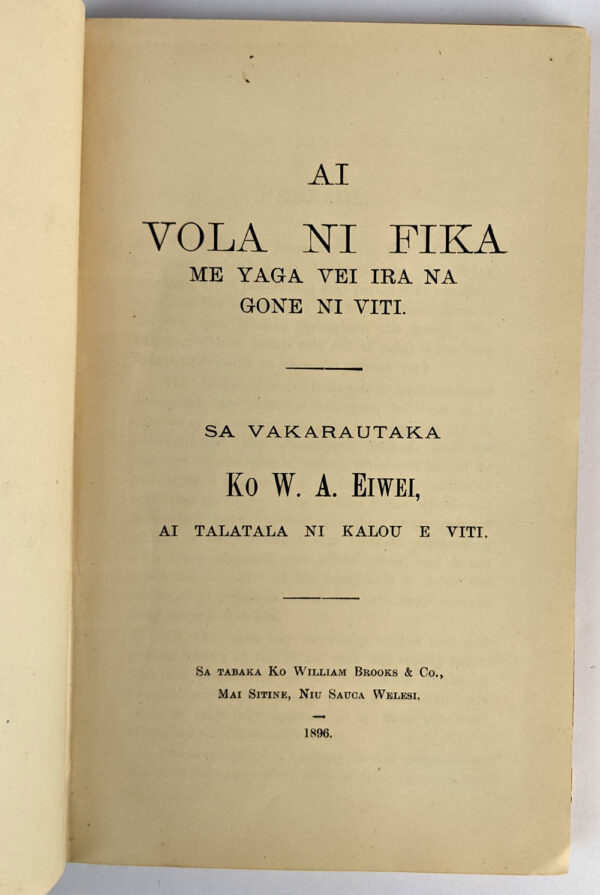 Ai Vola Ni Fika: Me Yaga Vei Ira Na Gone Ni Viti - Image 2