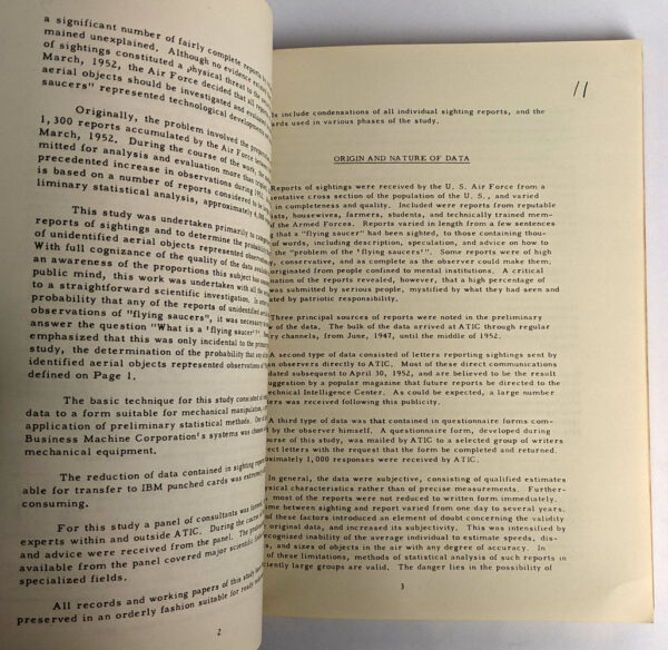 Flying Saucers: An Analysis of the Air Force Project Blue Book Special Report No. 14, Including the C.I.A. and the Saucers - Image 4