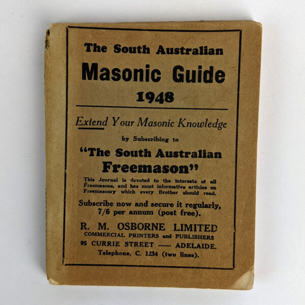 The South Australian Masonic Guide 1948