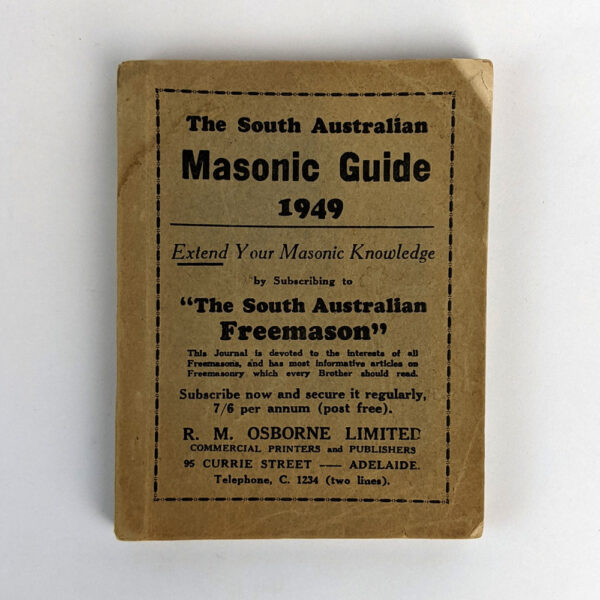 The South Australian Masonic Guide 1949