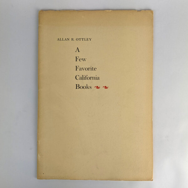 A Few Favorite California Books