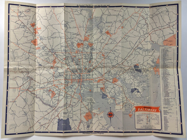 Metropolitan Baltimore Tourguide Map - Image 2
