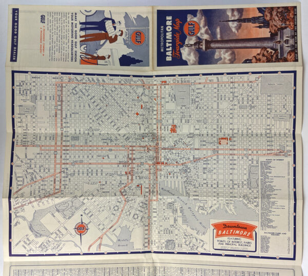 Metropolitan Baltimore Tourguide Map - Image 3