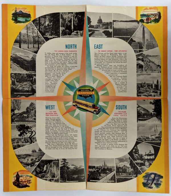 Trailways Bus Vacations Thru Scenic America Via National Trailways System - Image 2