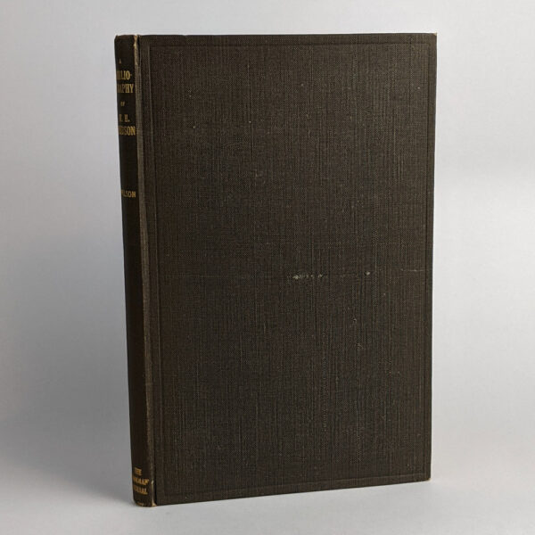 A Bibliography of the Writings of W. H. Hudson