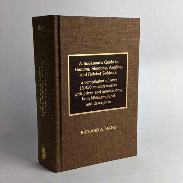 A Bookman's Guide to Hunting, Shooting, Angling, and Related Subjects