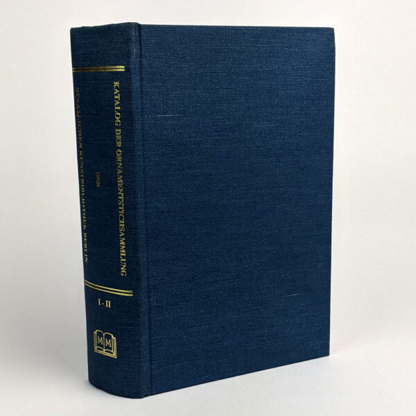 Katalog Der Ornamentstich-Sammlung Der Staatlichen Kunstbibliothek Berlin
