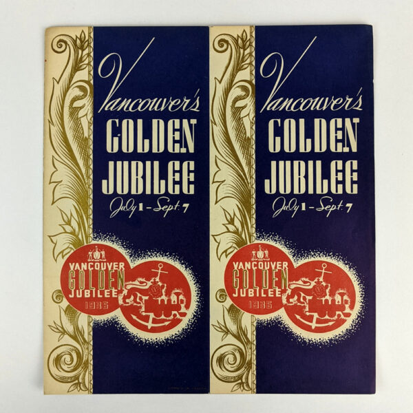 Vancouver's Golden Jubilee: July 1-Sept. 7, 1936