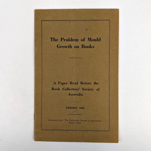 The Problem of Mould Growth on Books and Paper