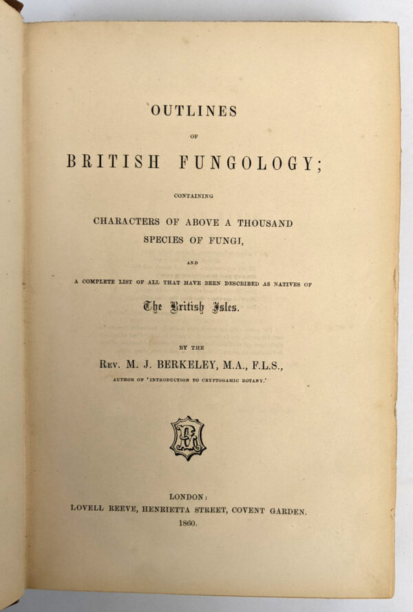 Outlines of British Fungology + Supplement (2 Volumes) - Image 2