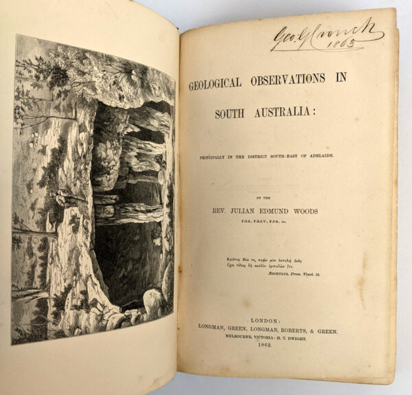 Geological Observations in South Australia: Principally in the District South-East of Adelaide - Image 2