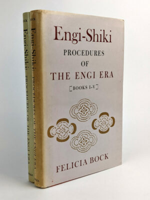 Engi-Shiki: Procedures of the Engi Era Books I-V & VI-X (2 Volumes)