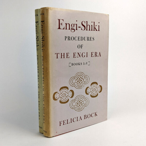 Engi-Shiki: Procedures of the Engi Era Books I-V & VI-X (2 Volumes)