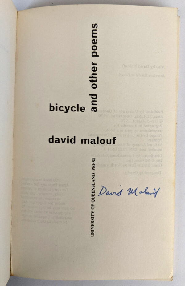 Bicycle and Other Poems - Image 2