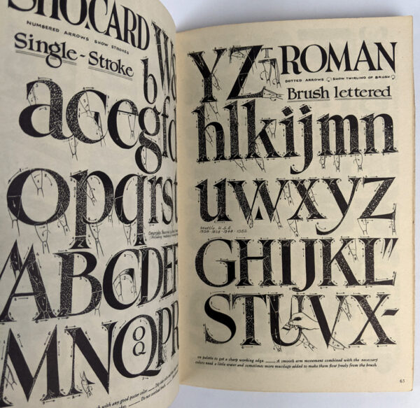 Speedball Text Book: Lettering, Poster Design, for Pen or Brush - Image 2