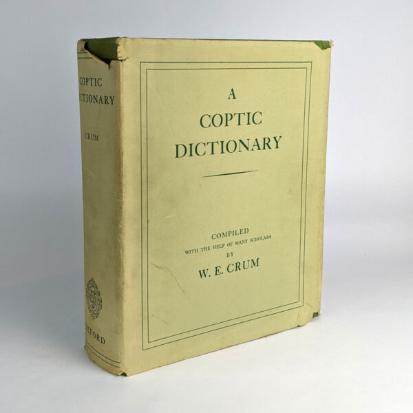 A Coptic Dictionary