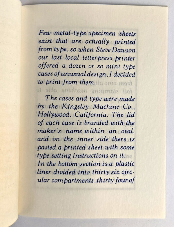 A Small Inventory of Zinc Type - Image 2