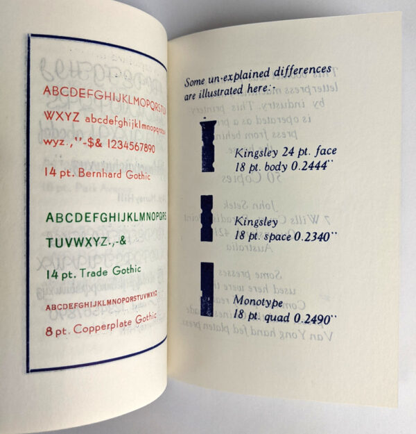 A Small Inventory of Zinc Type - Image 3