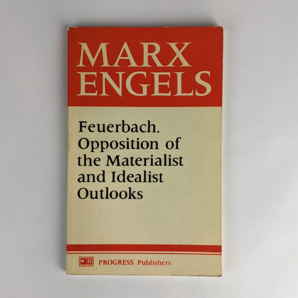 Feuerbach. Opposition of the Materialist and Idealist Outlooks