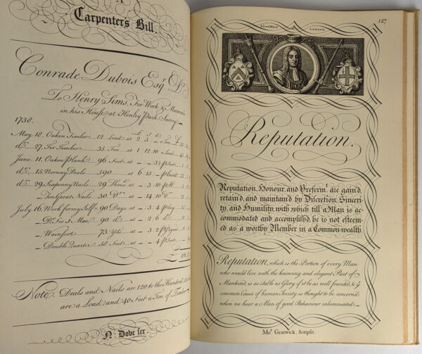 The Universal Penman Engraved by George Bickham, London 1743 - Image 2