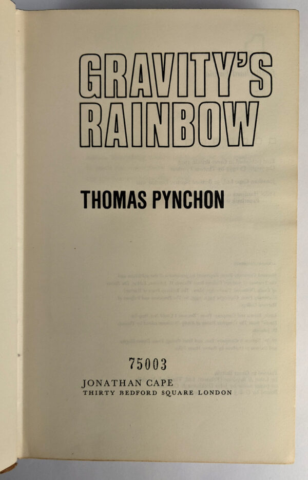Gravity's Rainbow - Image 4