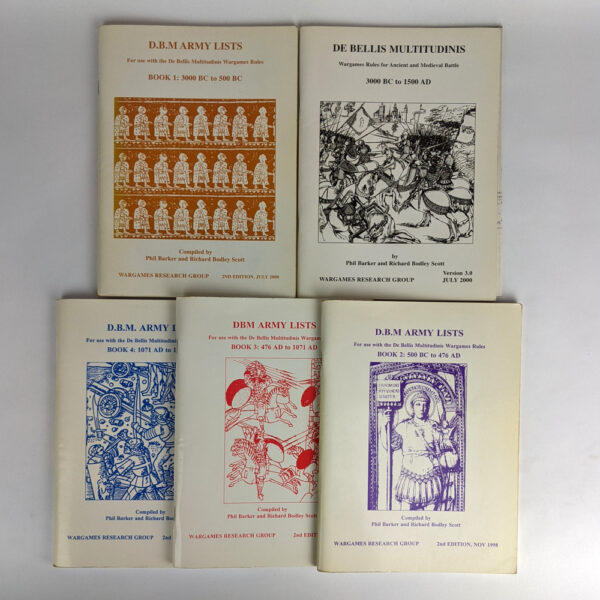 De Bellis Multitudinis Rulebook and Army Lists (4 Volumes)
