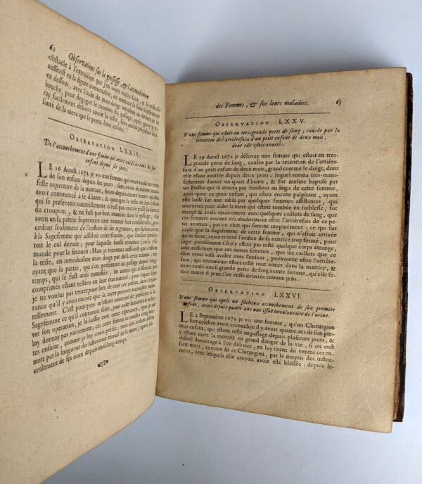 Traite des Maladies des Femmes Grosses, & Observations sur la Grossesse et L'Accouchement des Femmes et sur Leurs Maladies, (2 Volumes) - Image 4