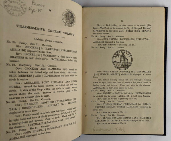 Descriptive Catalogue of Australian Tradesmen's Tokens: Illustrated with Woodcuts - Image 3