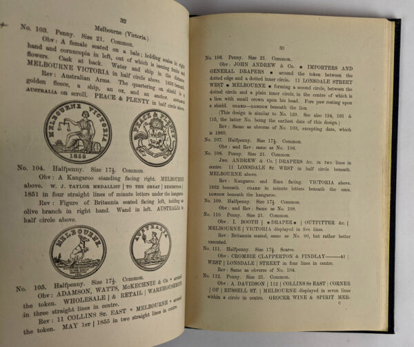 Descriptive Catalogue of Australian Tradesmen's Tokens: Illustrated with Woodcuts - Image 4