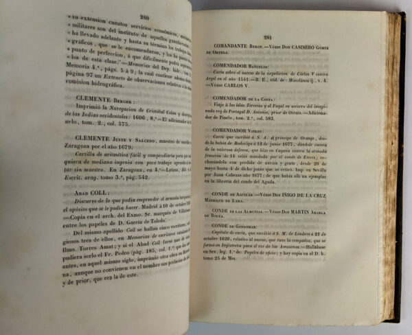 Biblioteca Maritima Espanola, Obra Postuma (2 Volumes) - Image 5