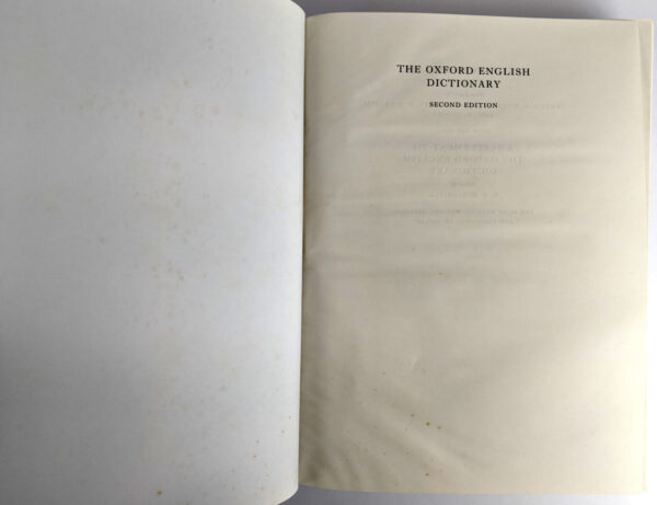 The Oxford English Dictionary Second Edition (20 Volumes) - Image 6