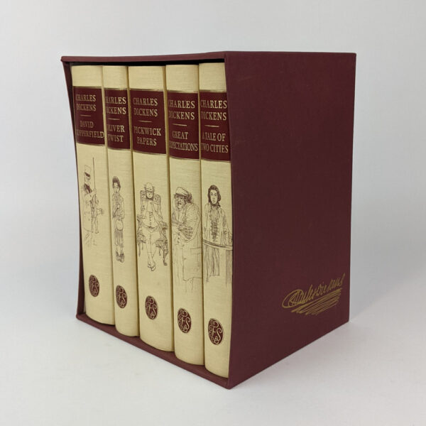[The Folio Series of Dicken's Novels] (5 Volumes)