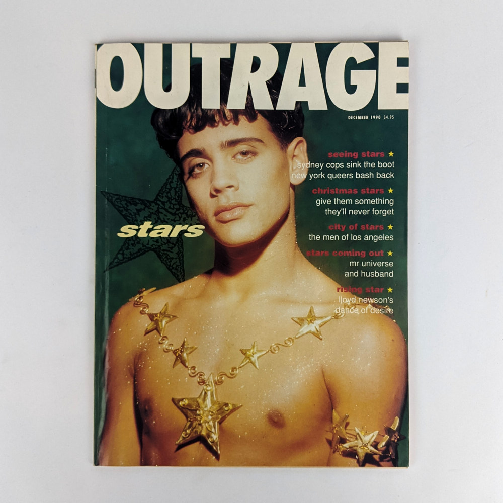OutRage: [Australias Gay News Magazine] No. 91 December 1990 - The Book  Merchant Jenkins