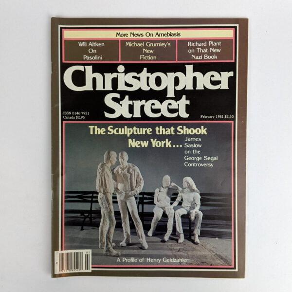 Christopher Street, Vol. 5 No. 4 February 1981