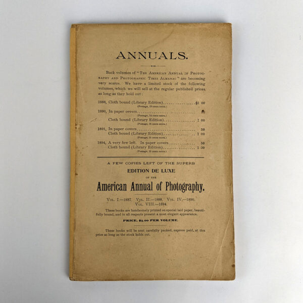 The American Annual of Photography and Photographic Times Almanac - Image 2