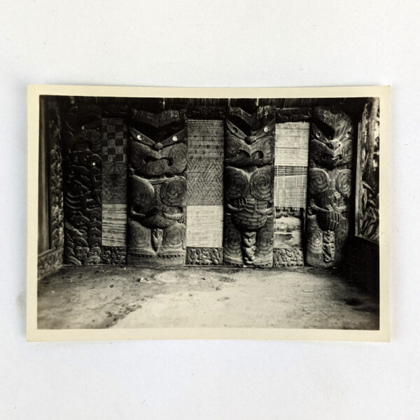 Photograph of Interior of Maori House, Whakarewarewa, Rotorua