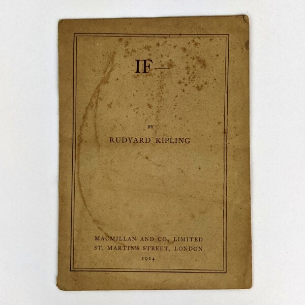If- - The Book Merchant Jenkins