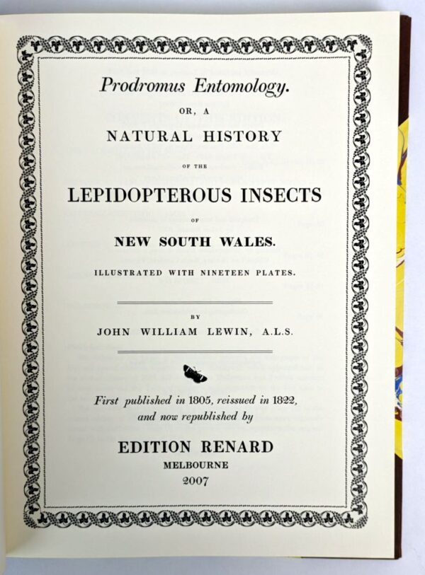 Prodromus Entomology. A Natural History of the Lepidopterous Insects of New South Wales - Image 2