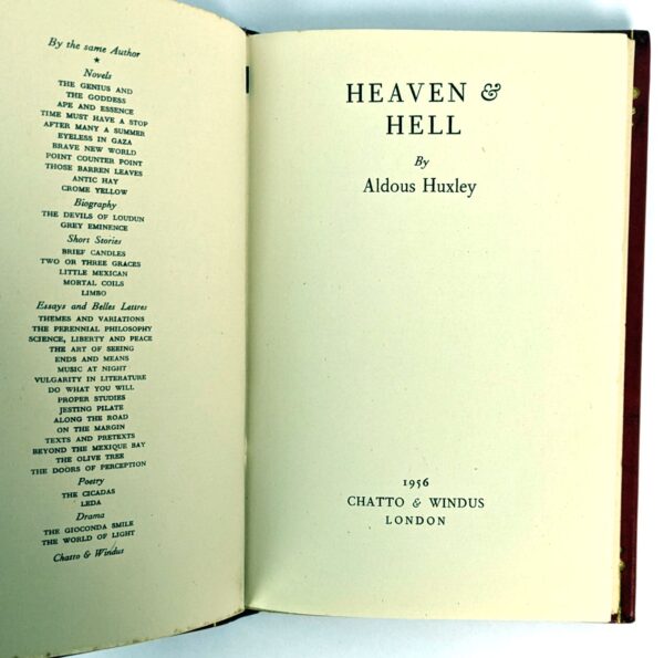 The Doors Of Perception / Heaven and Hell (2 Volumes) - Image 5