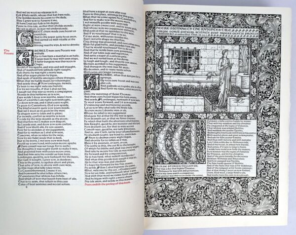 The Works of Geoffrey Chaucer Now Newly Imprinted [with] A Companion Volume to the Kelmscott Chaucer - Image 3